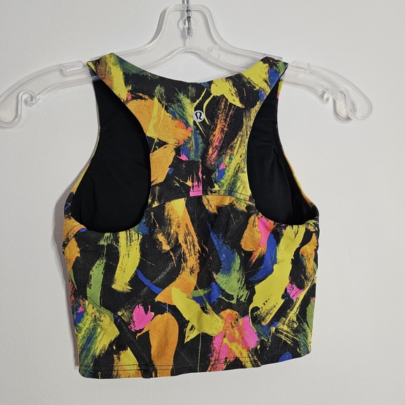 Lululemon Invigorate Training Tank Top Size 4 Undertone Black Multi - Picture 5 of 9